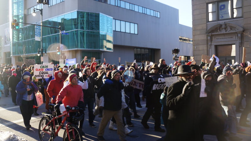 Black Lives Matter march against violence