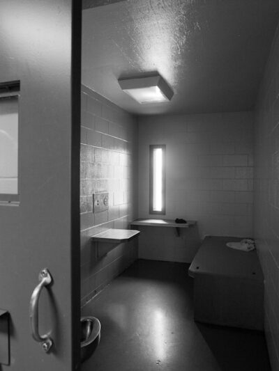 solitary confinement cell at Maine State Prison