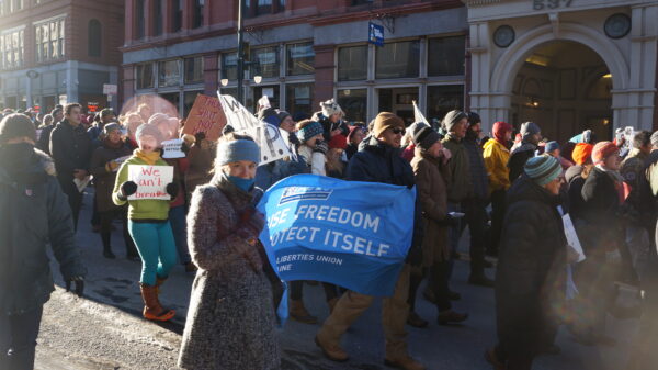 ACLU of Maine participants in a march for justice