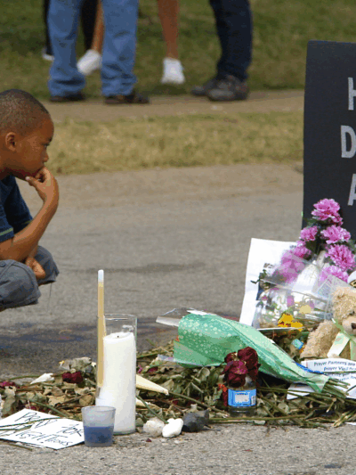 Still shot from Do Not Resist film