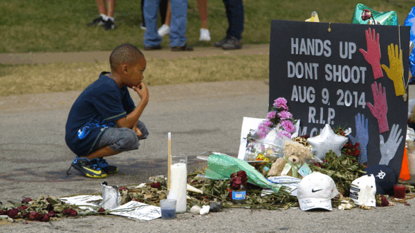 Still shot from Do Not Resist film