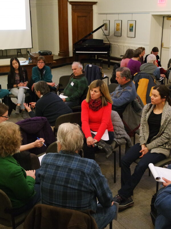 People gathered at ACLU Action Forum in Bangor