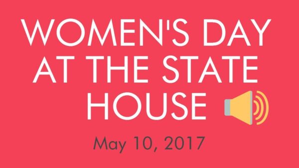 Logo for Women's Day at the State House 2017