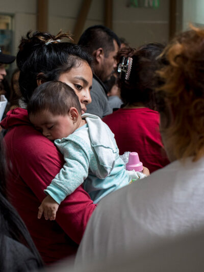 Mother with her Child - Family Separation