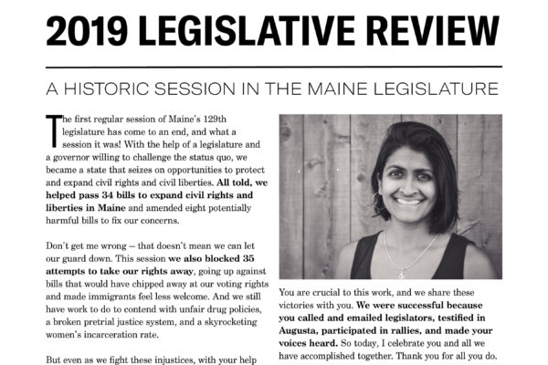 Image of Summer 2019 Newsletter - Page 1