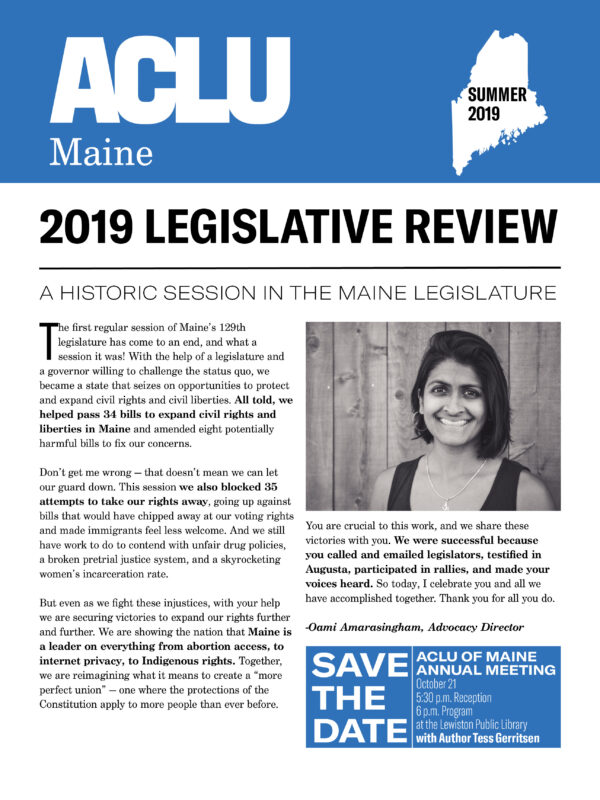 Image of Summer 2019 Newsletter - Page 1