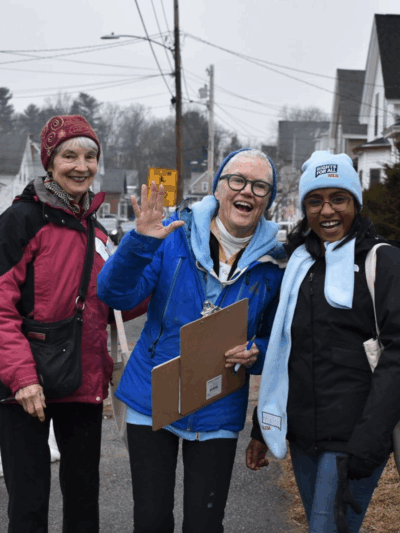 Dhivya Singaram, ACLU of Maine Engagement Coordinator, and Rights for All Volunteers in New Hampshire