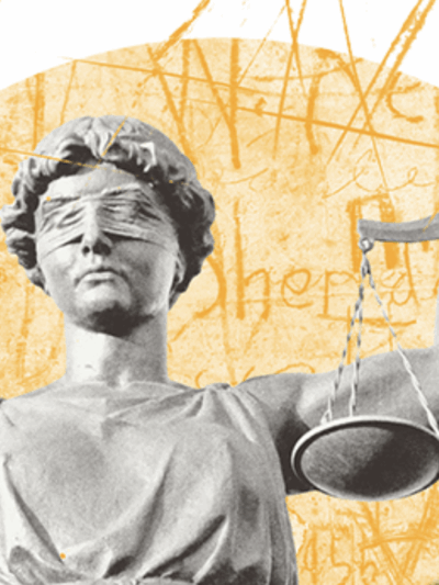 Lady Justice holding the balance scales