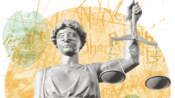 Lady Justice holding the balance scales