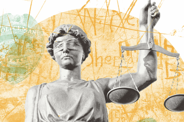 Lady Justice holding the balance scales