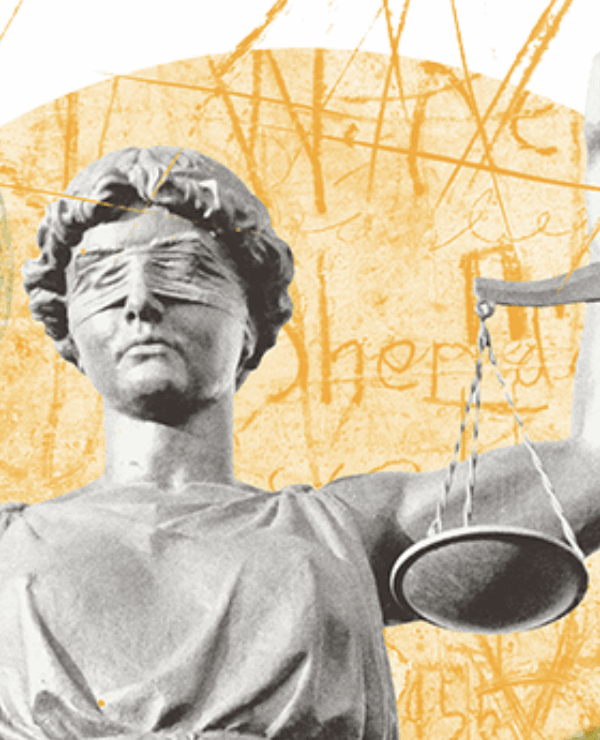 Lady Justice holding the balance scales