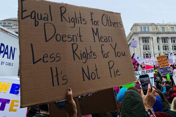 Equal rights for others doesn't mean less rights for you. It's not a pie.