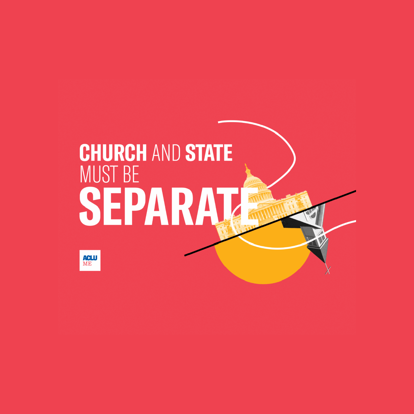 Separation of Church and State graphic