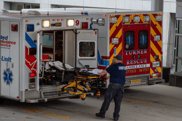 Ambulance (Credit: Lewiston Sun Journal)