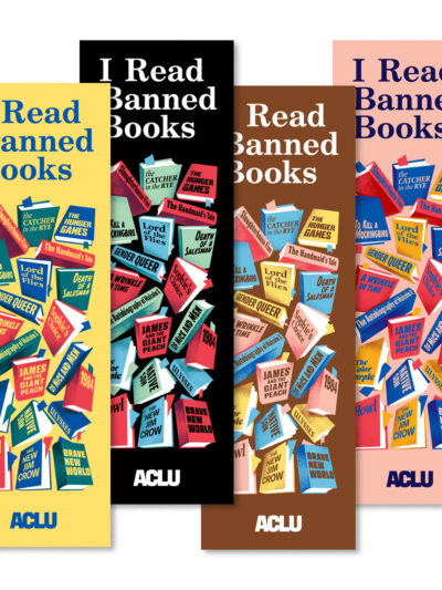 Banned books bookmarks