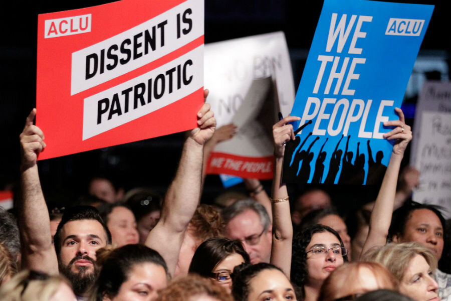 Dissent Is Patriotic Protest Poster