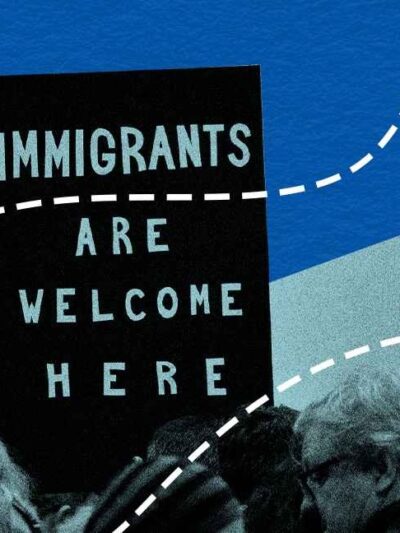 Immigrants are welcome here graphic