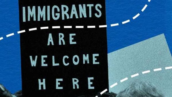 Immigrants are welcome here graphic