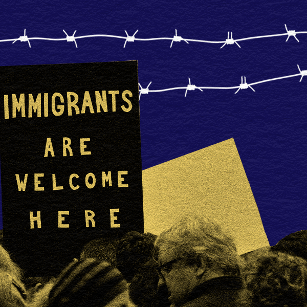 Immigrants are welcome here