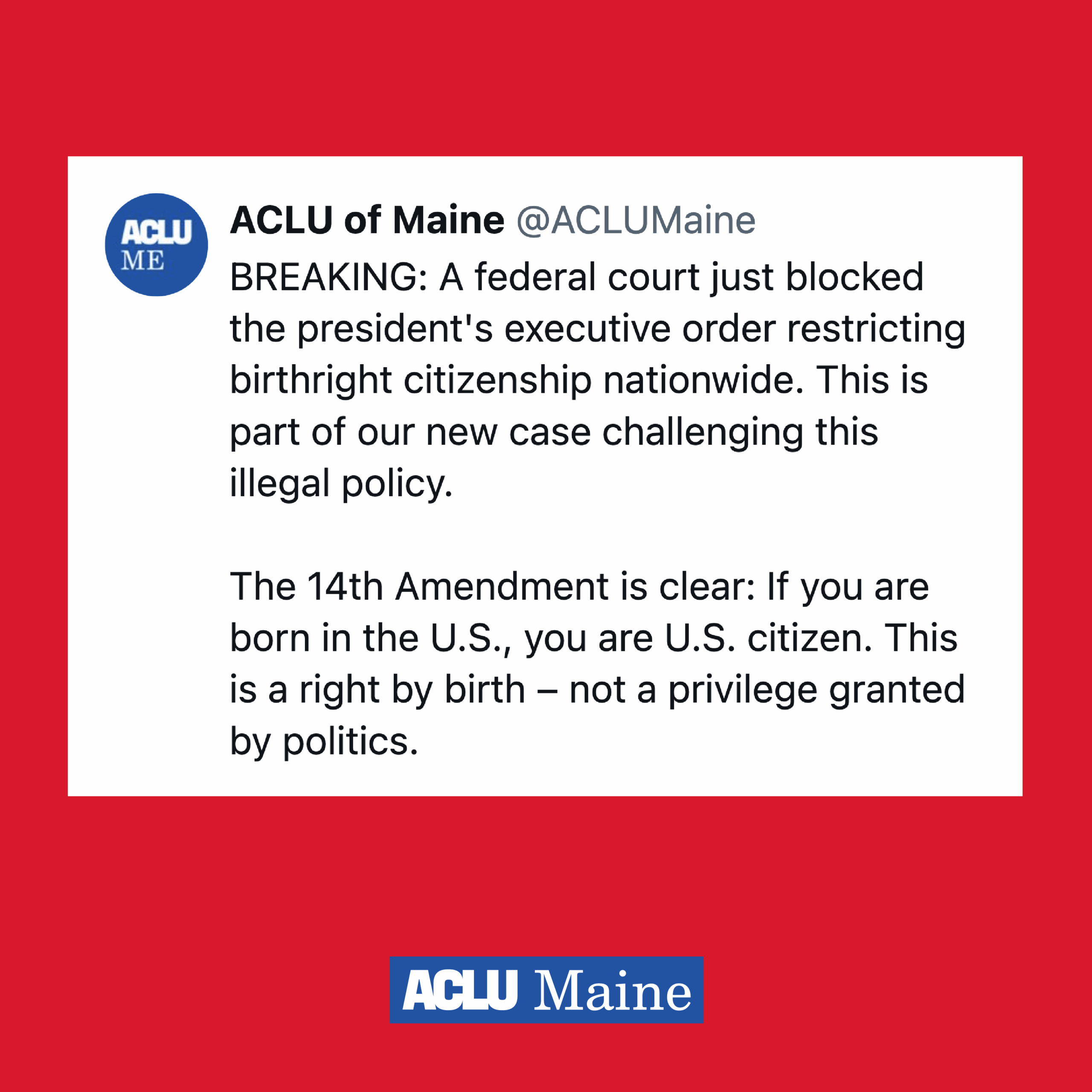 Birthright Class Action Ruling from the Bench