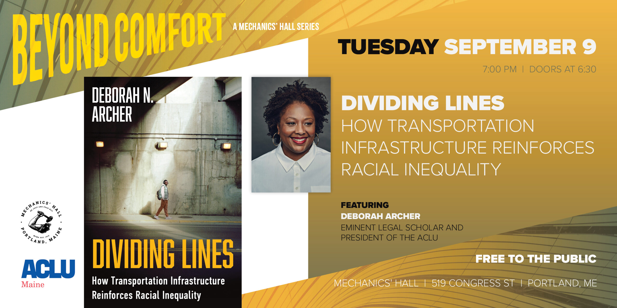 Beyond Comfort Deborah Archer Event