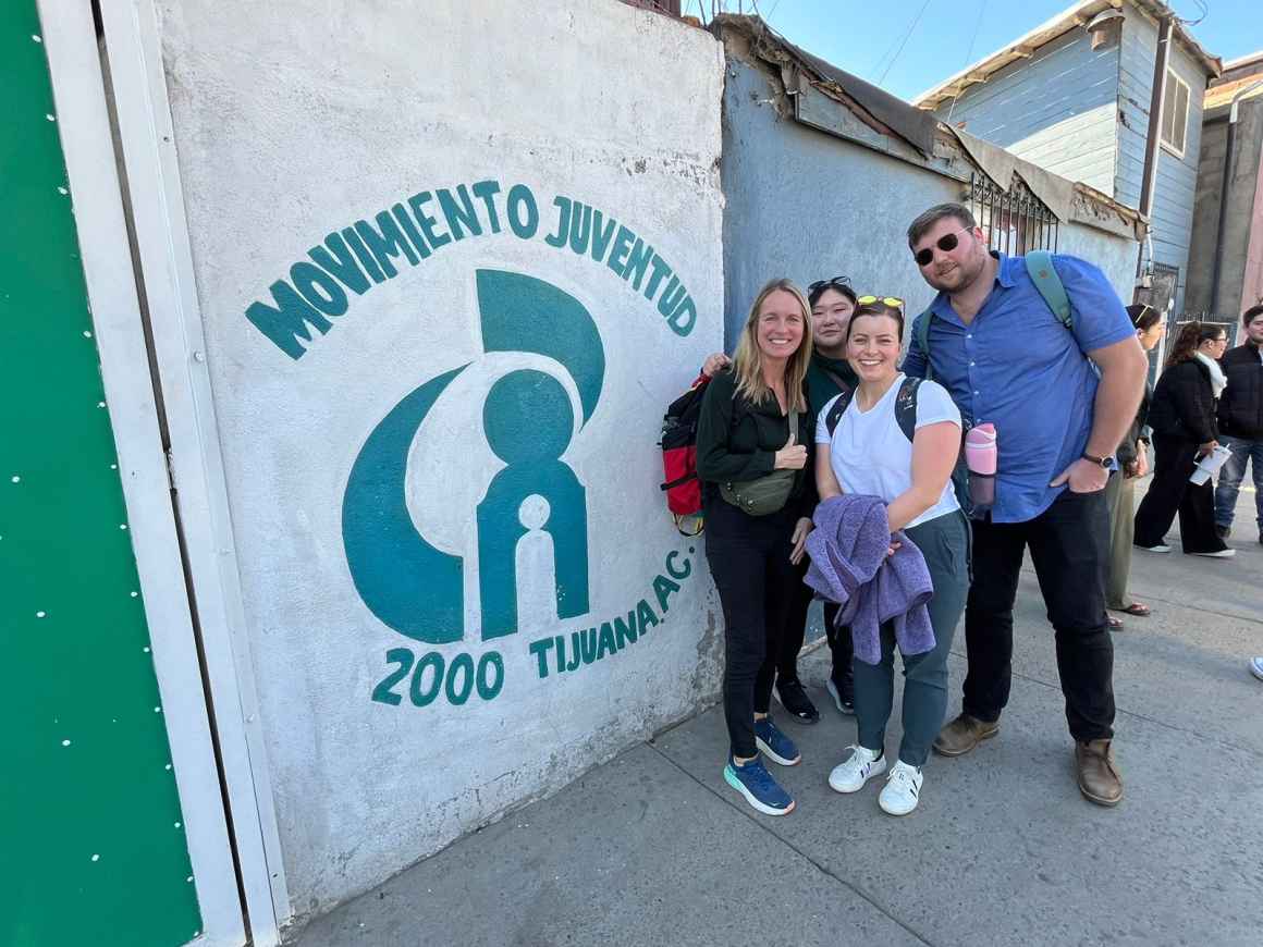 Professor Anna Welch with her Students