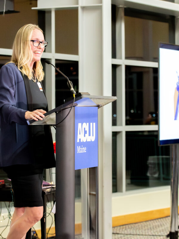 Professor Anna Welch speaking at the 2025 Scolnik Award Reception