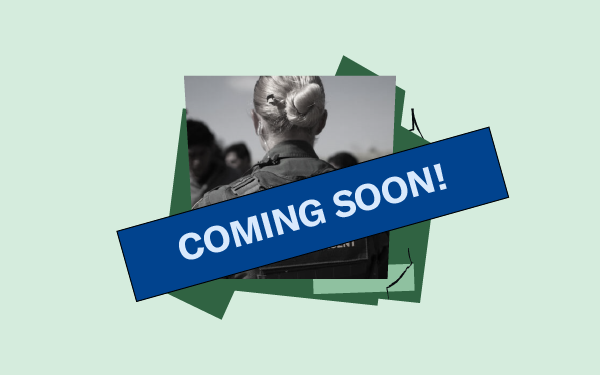 Federal agent collage image with "Coming Soon" banner over it