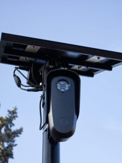 Photo of a flock camera license plate reader