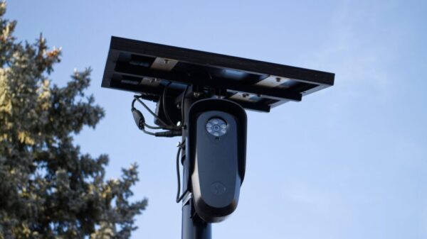 Photo of a flock camera license plate reader