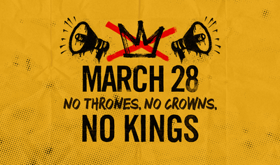 No Kings Banner