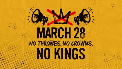 No Kings Banner