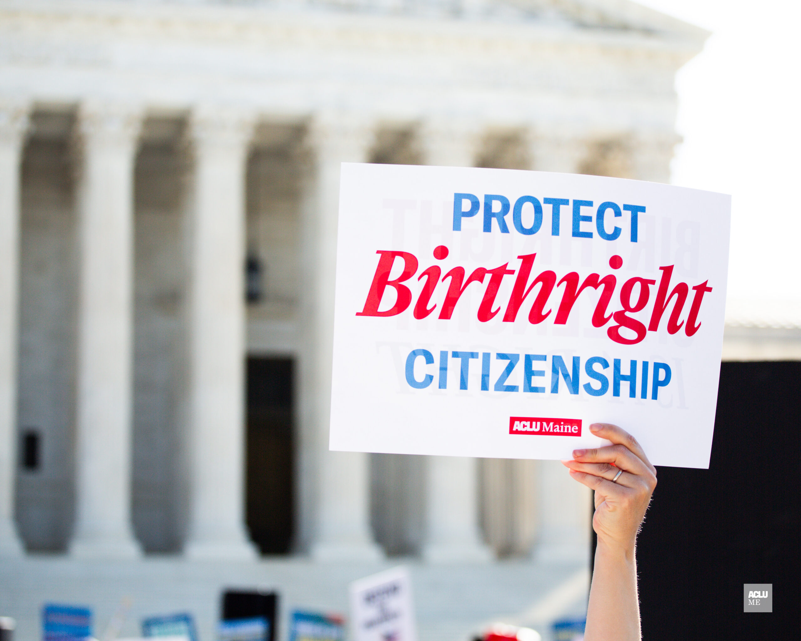 Birthright Citizenship Rally at SCOTUS
