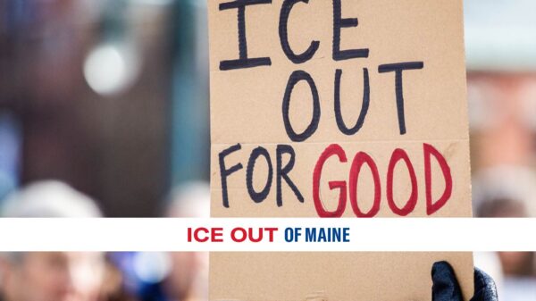 Sign that says ICE Out For Good
