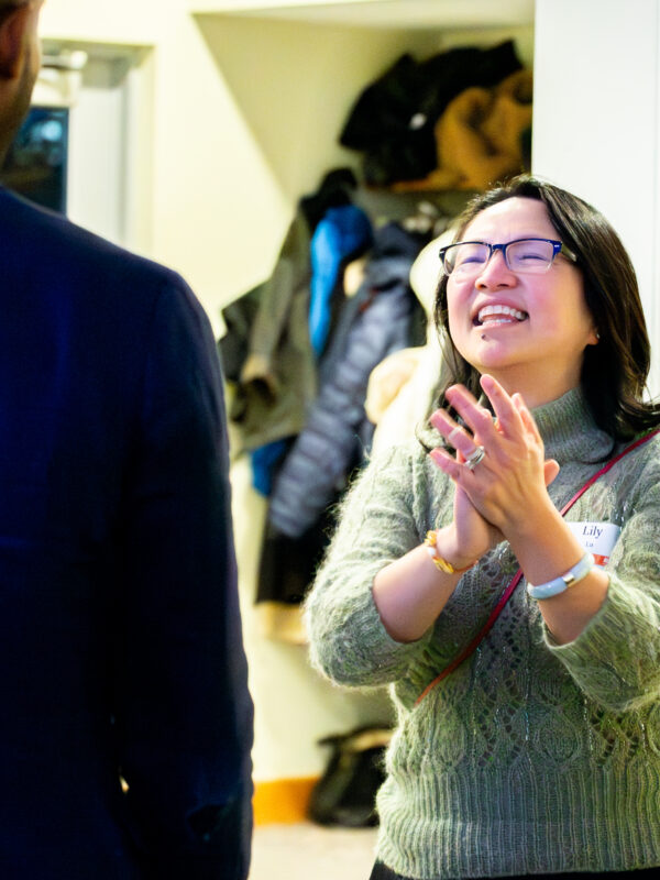 ACLU of Maine Board President Lily Lu at the 2025 Scolnik Award Reception