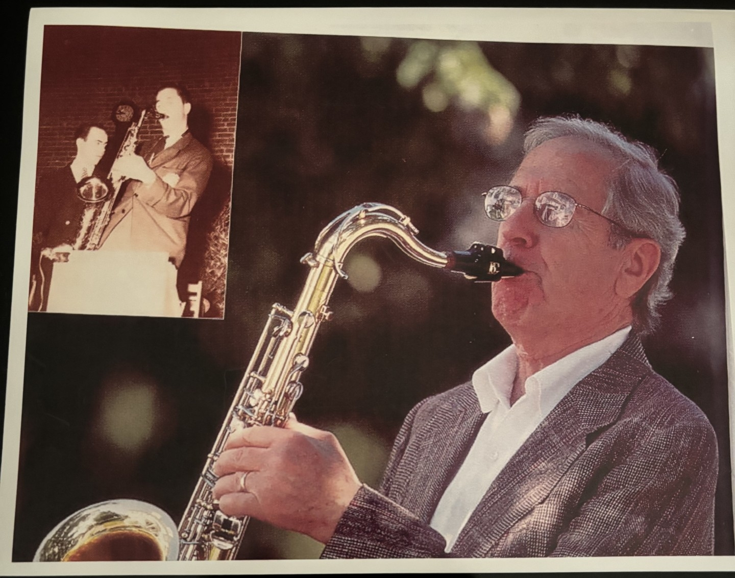 Justice Louis Scolnik Playing Saxophone