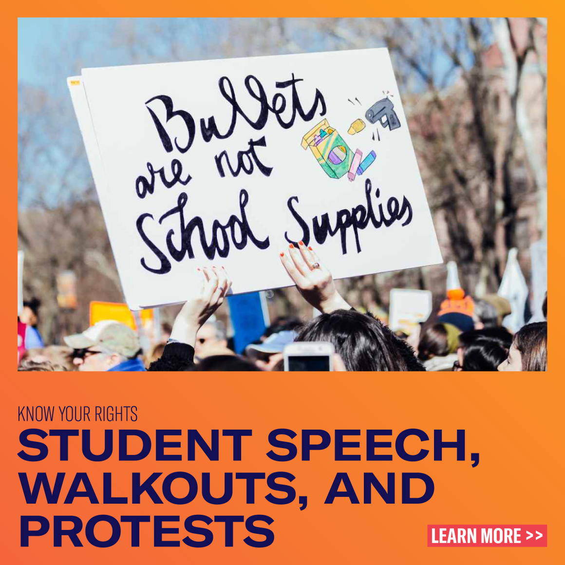Know Your Rights Back To School Student Speech, Walkouts, and Protest