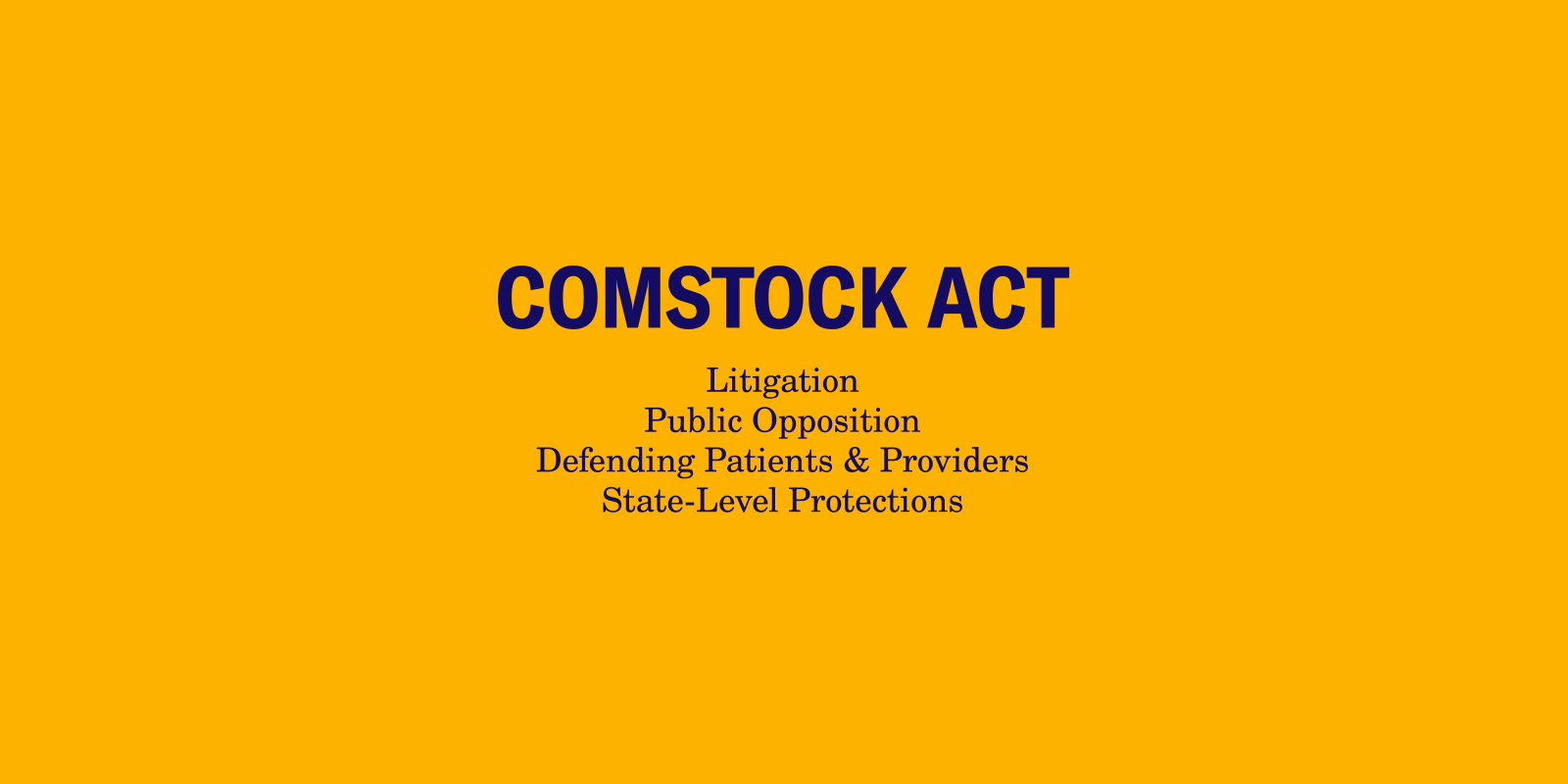 Comstock Act