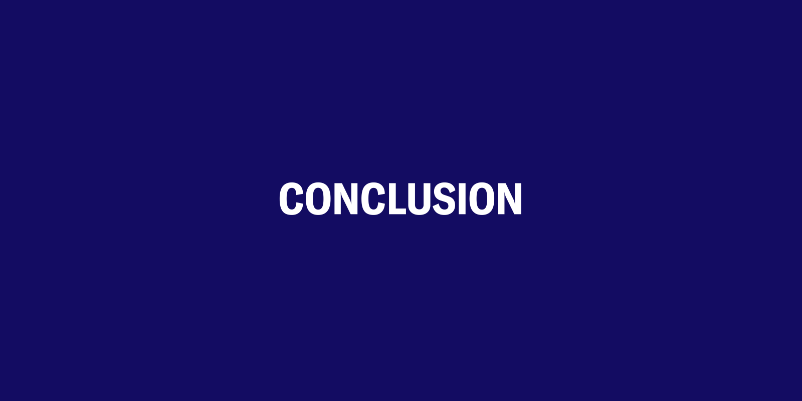 Conclusion