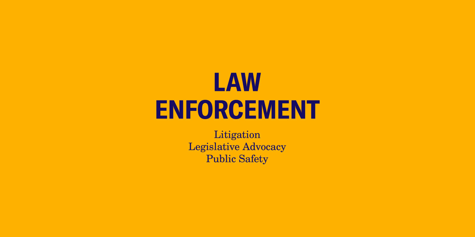 Law Enforcement