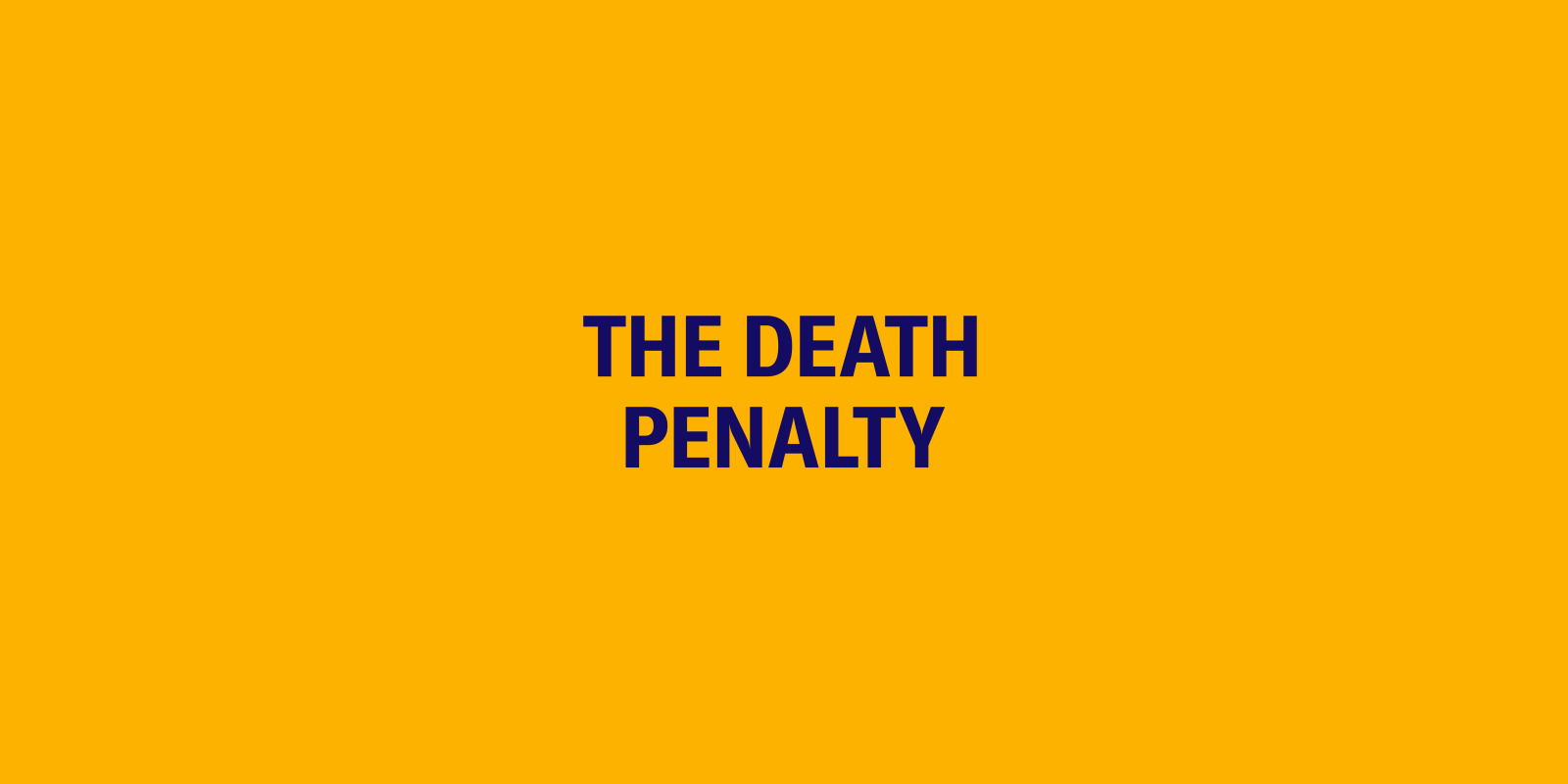 The Death Penalty