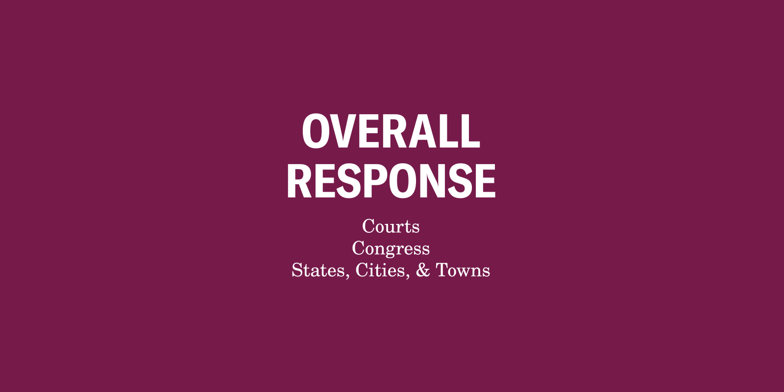 Overall Response