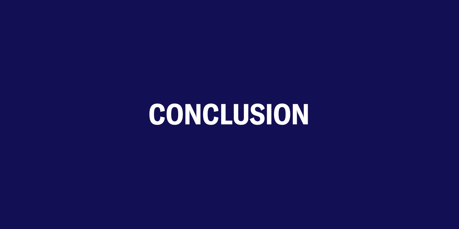 Conclusion