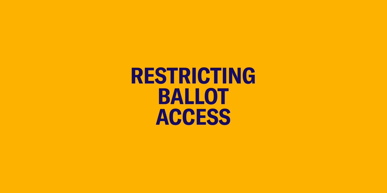 Ballot Access