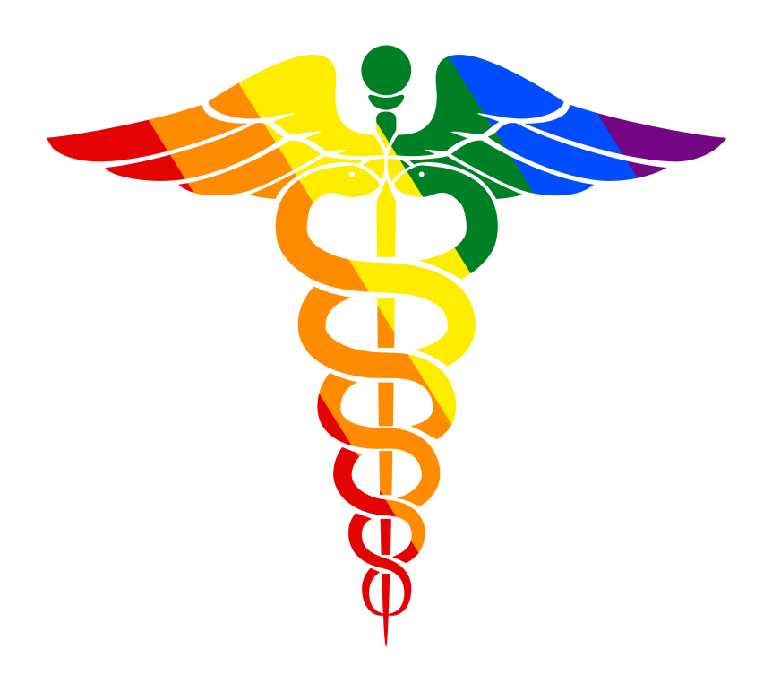 Rainbow caduceus