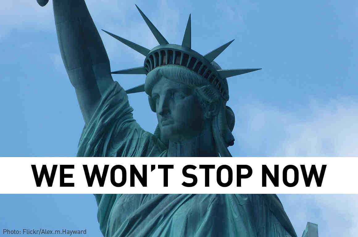 Statue of Liberty - we won't stop now