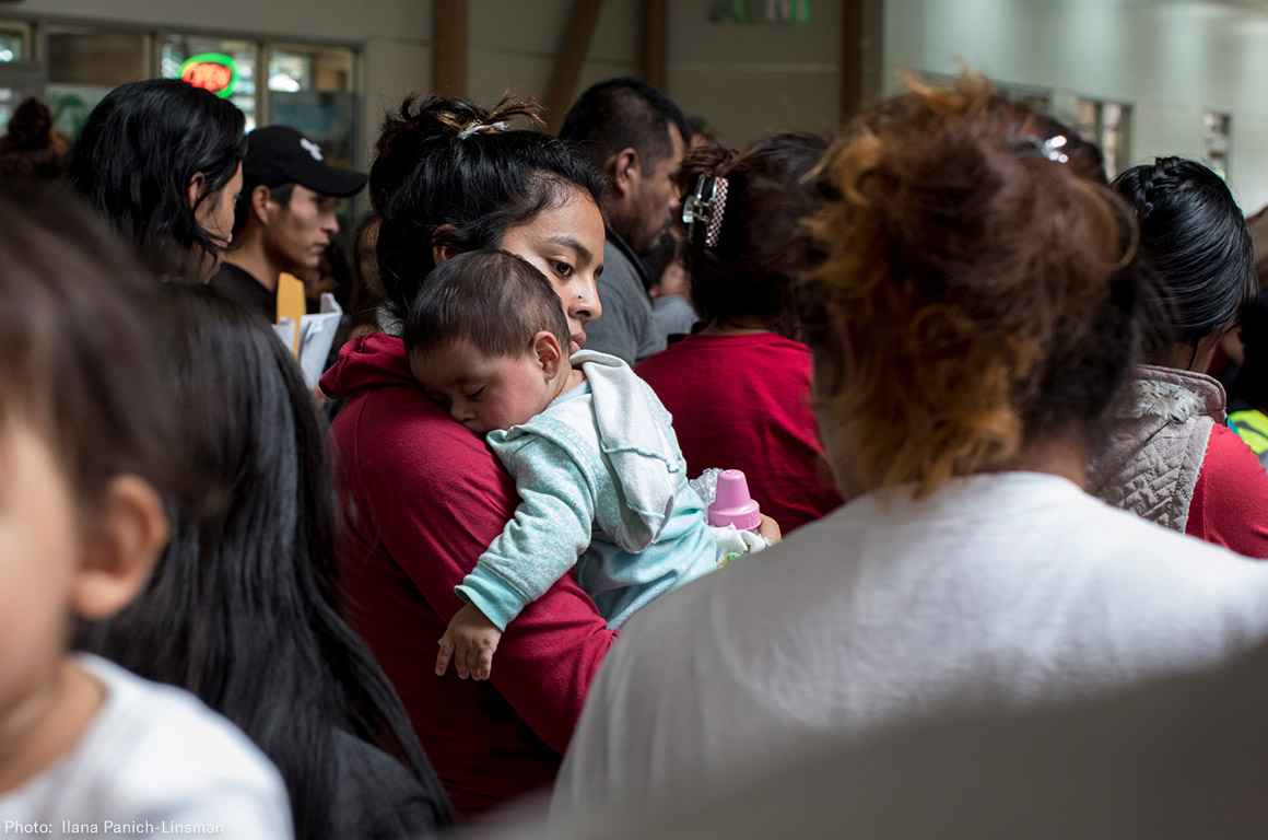 Mother with her Child - Family Separation