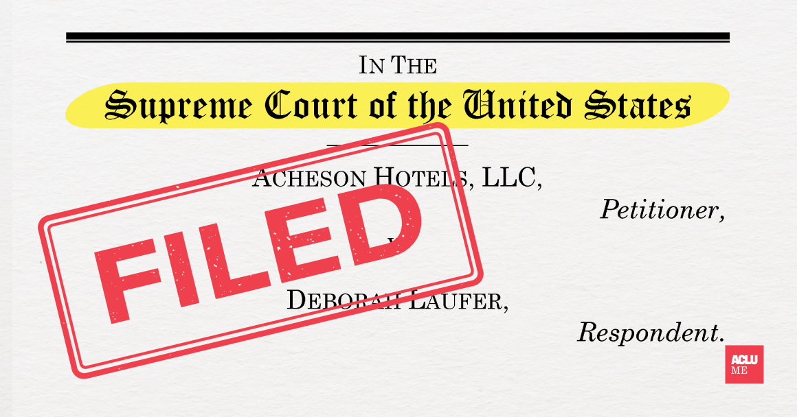 Red filed stamp over filing to US Supreme Court