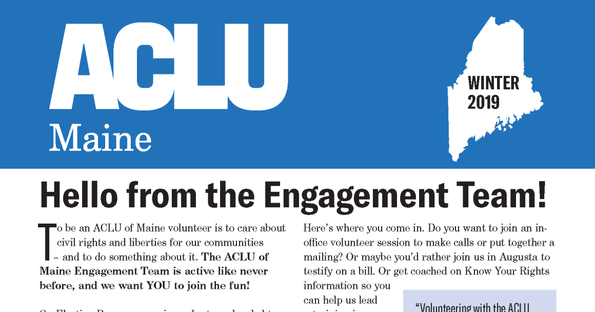 ACLU of Maine