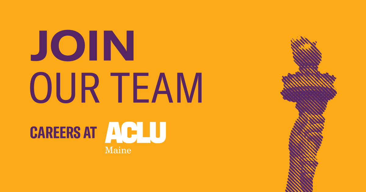 Jobs and Internships ACLU of Maine